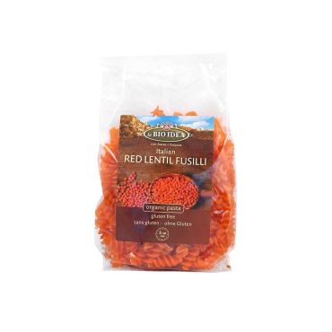 La Bio Idea Organic Red Lentil Fusilli Pasta, 250 g